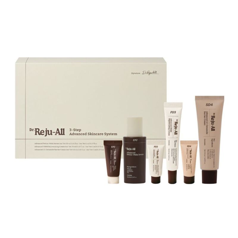 dr. rejuall all 3step advanced skincare system set