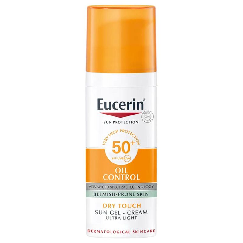 eucerin sun gelcreme oil control dry touch spf 50