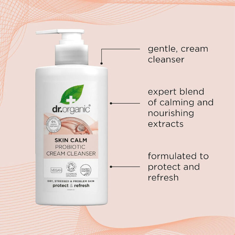 dr. organic dr organic skin calm probiotic cleansing cream