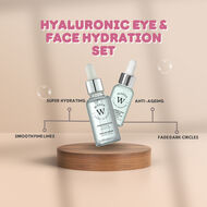 SKIN HYDRATION BOOST HYALURONIC ACID EYE SERUM 15ml + HYALURONIC ACID HYDRATION BOOST OIL SERUM 30ml faces skin hydration boost hyaluronic acid eye serum 15ml hyaluronic acid hydration boost oil serum 30ml