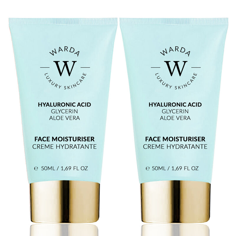إرث سكين لندن 2 x skin hydration boost hyaluronic acid moisturiser 50ml