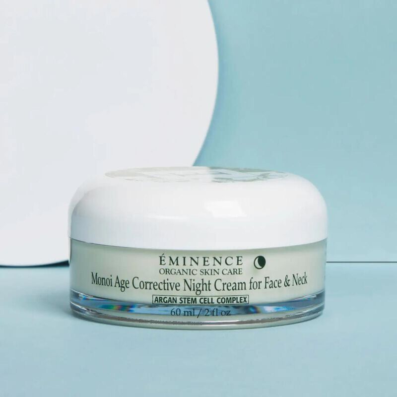 eminence organic skin care monoi age corrective night cream