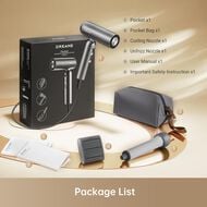 Pocket Folding Hair Dryer faces pocket folding hair dryer