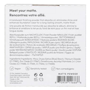 faces pure matte finish powder refill
