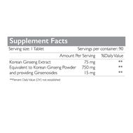 faces korean ginseng  energy booster  immune support   antioxidant rich herbal supplement