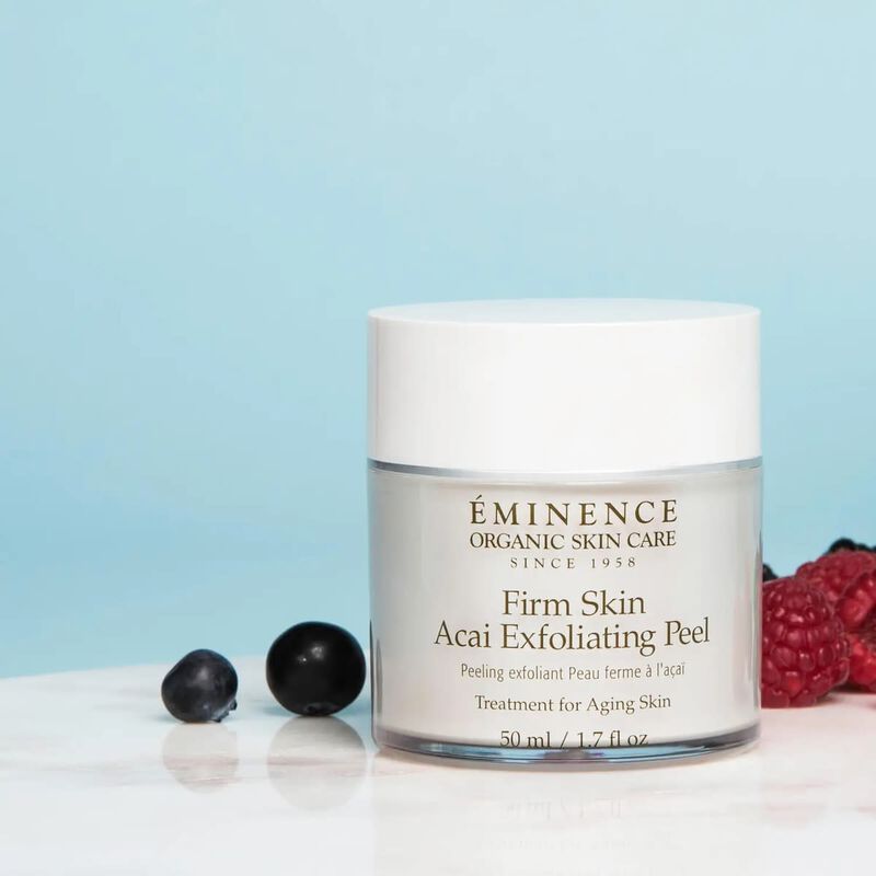 eminence organic skin care firm skin acai exfoliating peel