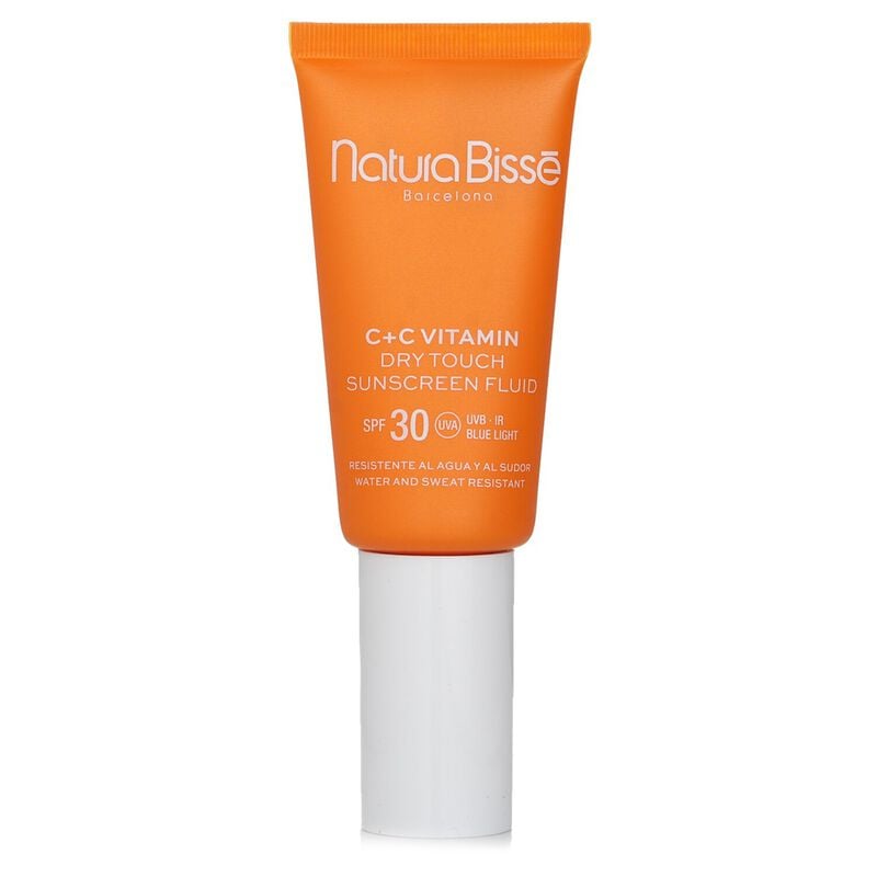 natura bisse c+c vitamin dry touch sunscreen fluid firming sun protection spf