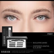 DIY Stick & Go Pre-glued Lashes Foxy Short faces diy stick go pre glued lashes foxy short