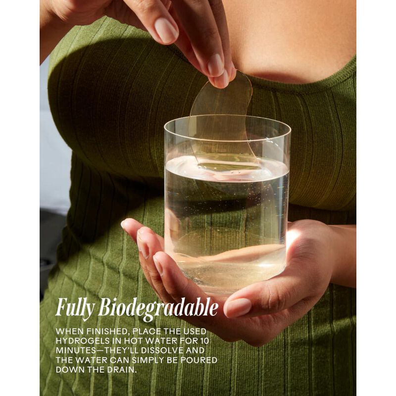 three ships brighter days red algae + avocado biodegradable eye mask