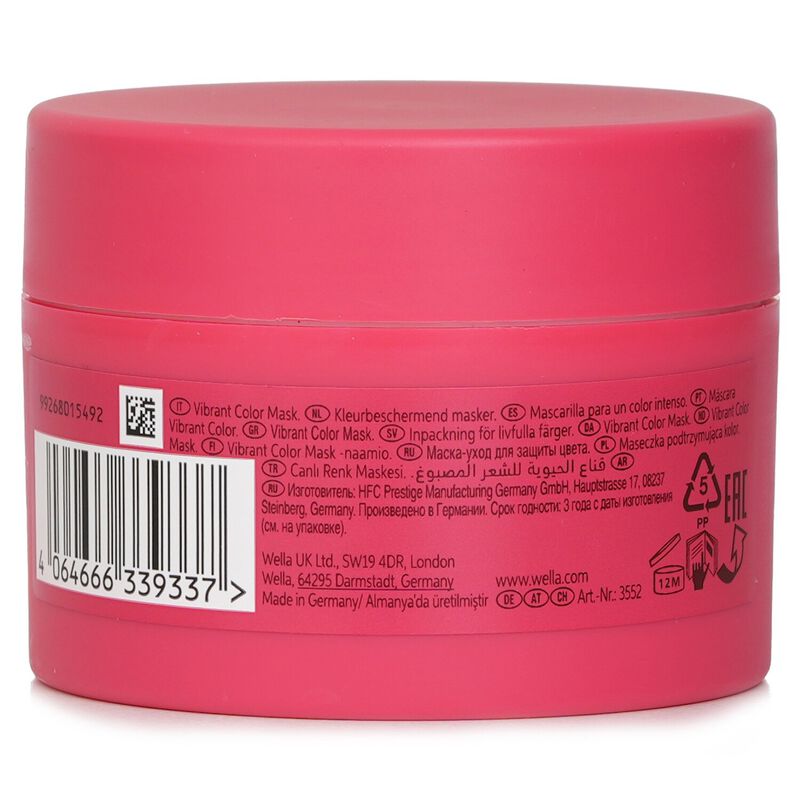 wella professionals invigo color brilliance mask with lime caviar coarse colored hair