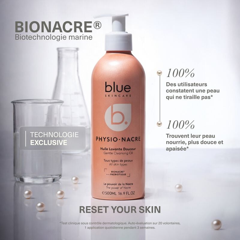 blue skincare pearl treasure gift set