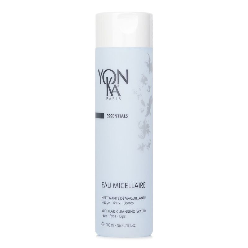 yonka essentials micellar cleansing water with sea lavender  face, eyes & lips
