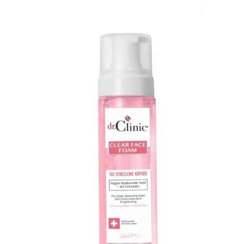 dr. clinic prebiotic cleansing foam for dry & sensitive skin