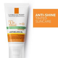 faces anthelios dry touch spf50  tinted gel cream