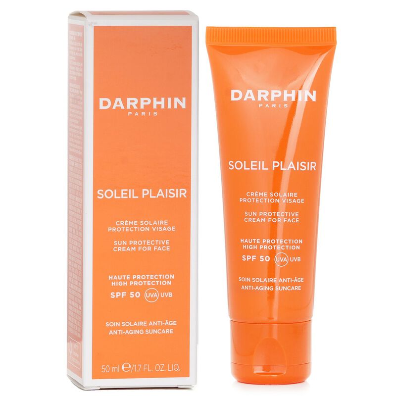 darphin soleil plaisir sun protective cream for face spf 50
