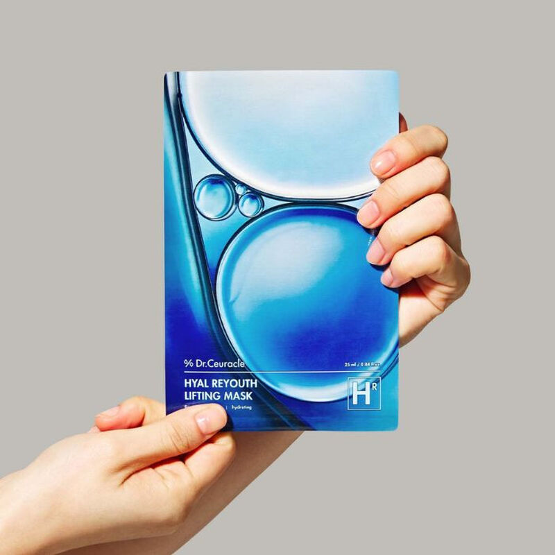 dr. ceuracle قناع رفع هيدرولوجي هيال ريوث، ترطيب عميق وشد للبشرة