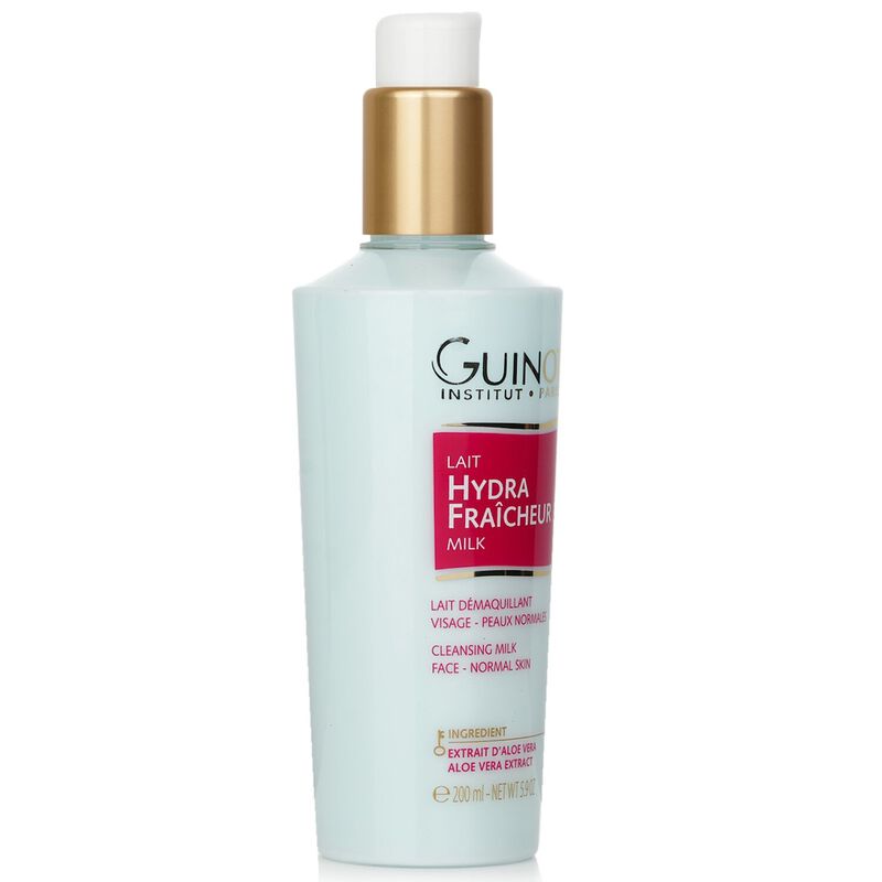 guinot refreshing cleansing milk for all skin types