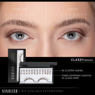 خصلات رموش بنية يمكنك تركيبها بنفسك - مجموعة البداية CLASSY faces خصلات رموش بنية يمكنك تركيبها بنفسك مجموعة البداية classy