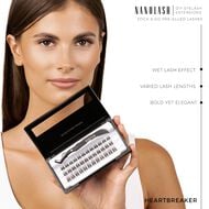 DIY Stick & Go Pre-glued Lashes Heartbraker Regular faces diy stick go pre glued lashes heartbraker regular