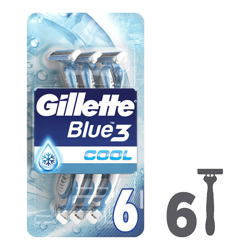 gillette blue iii disposable razor cool