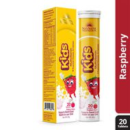 faces nutrition kids multivitamin raspberry flavor effervescent tablets