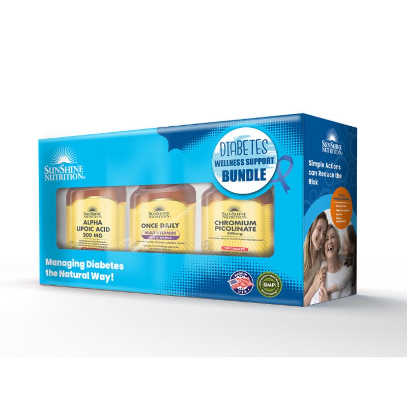 sunshine مجموعة صحة السكري 3 قطع