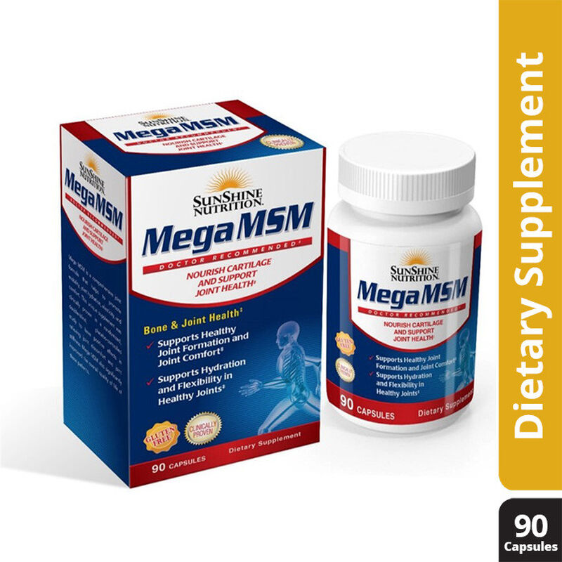 sunshine nutrition mega msm capsules