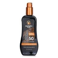 faces spray gel sunscreen spf 50 with instant bronzer