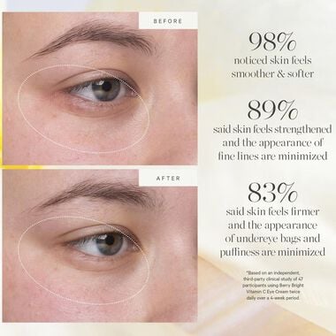 faces إعادة التعبئة كريم بيري برايت فيتامين سي للعين