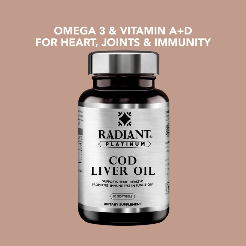 راديانت بلاتينيوم كبسولات زيت كبد السمك