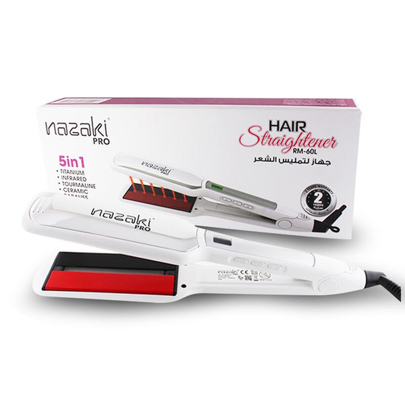 nazaki hair straightener infrared pro