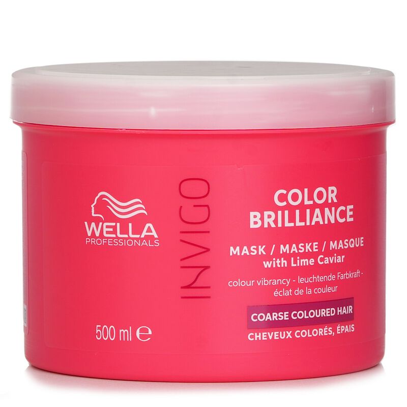 ويلا بروفشنالز قناع إنفيجو لتألق اللون مع كافيار الليمون لشعر خشن ملون