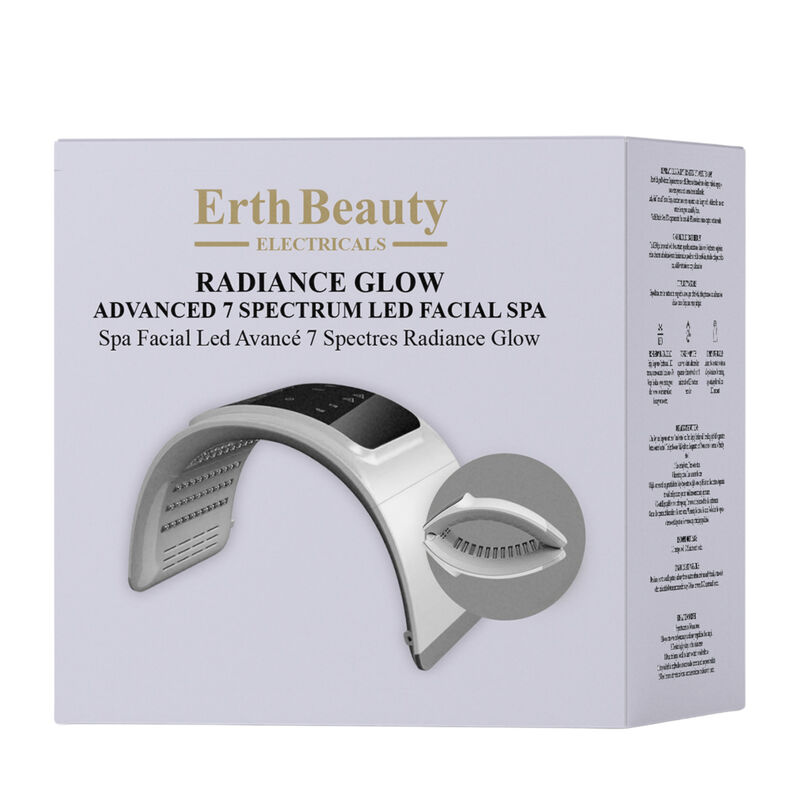 erthskin london radiance glow advanced 7 spectrum led facial spa