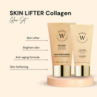 SKIN LIFTER BOOST COLLAGEN MOISTURISER 50ml + SKIN LIFTER BOOST COLLAGEN GEL SERUM 30ml faces skin lifter boost collagen moisturiser 50ml skin lifter boost collagen gel serum 30ml