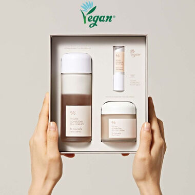 faces vegan kombucha tea special set  deep hydration and nourishing skincare kit