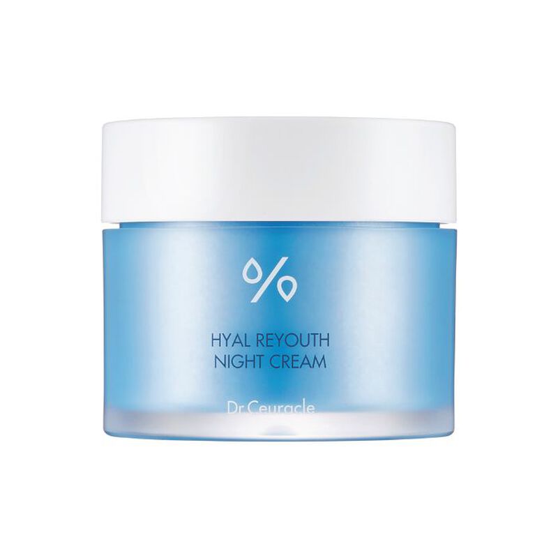 dr. ceuracle hyal reyouth night cream, deep hydration overnight repair moisturizer