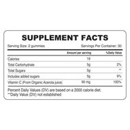 faces فيتامين c للأطفال على شكل حلوى قابلة للمضغ