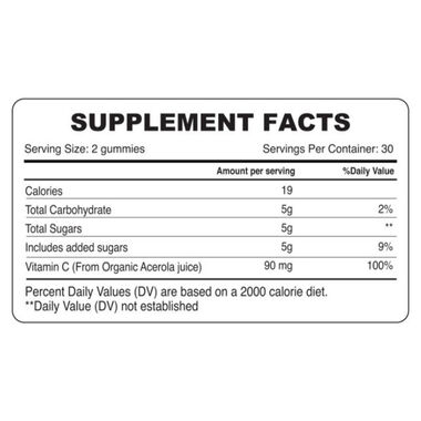 faces فيتامين c للأطفال على شكل حلوى قابلة للمضغ