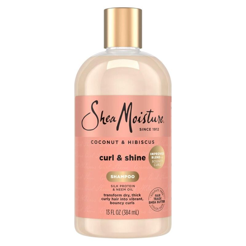 shea moisture coconut and hibiscus curl & shine shampoo