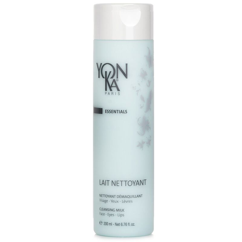 yonka essentials cleansing milk with borneol  face, eyes & lips