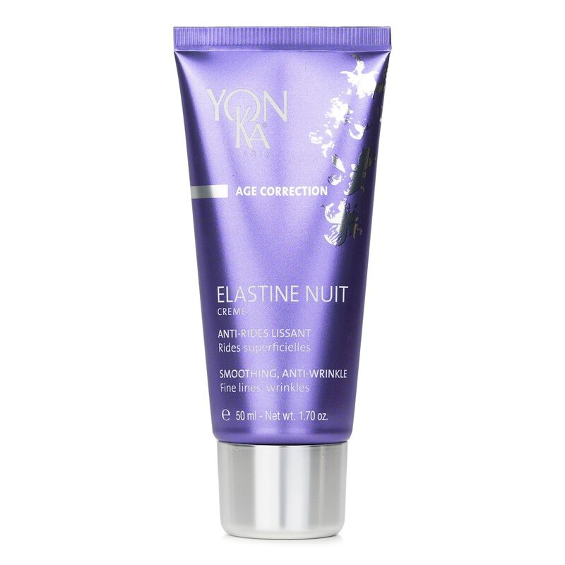 yonka age correction elastine nuit creme with elastin peptides smoothing, antiwrinkle