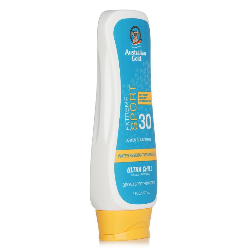 australian gold extreme sport lotion with ultra chill spf 30