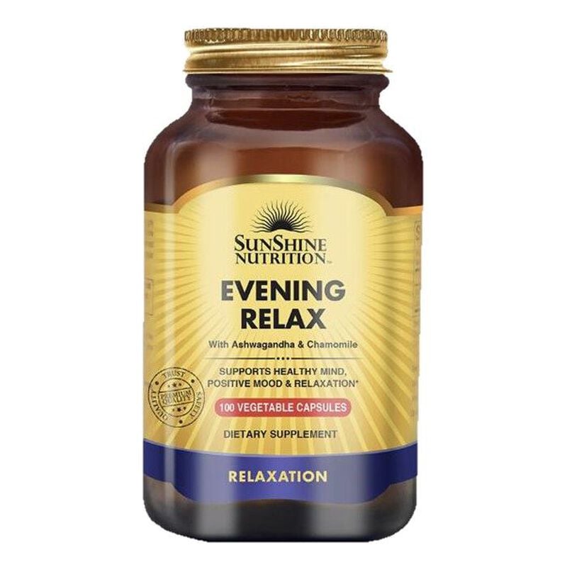 sunshine nutrition evening relax 100 vegetable capsules