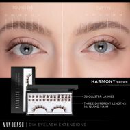 خصلات رموش بنية يمكنك تركيبها بنفسك - مجموعة البداية HARMONY faces خصلات رموش بنية يمكنك تركيبها بنفسك مجموعة البداية harmony