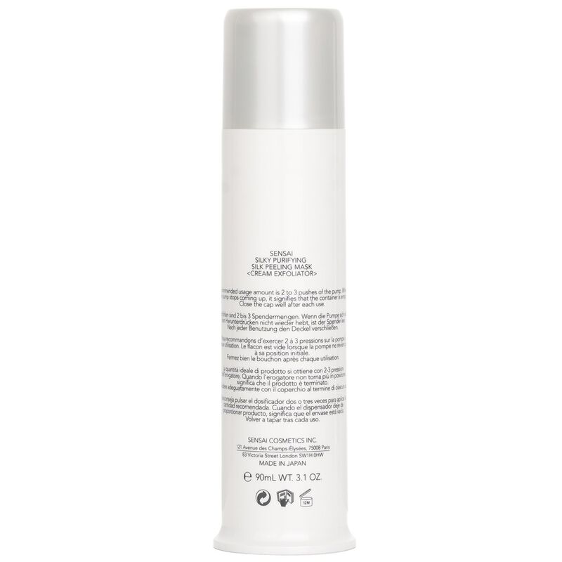 kanebo sensai silky purifying silk peeling mask