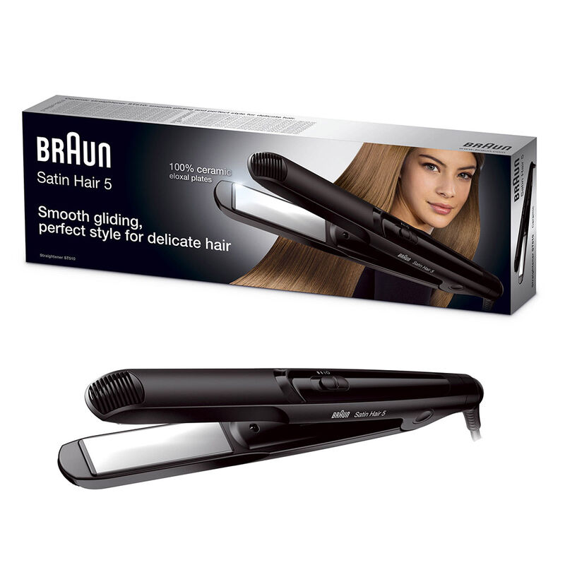 براون braun hair straightener with ceramic eloxal plates