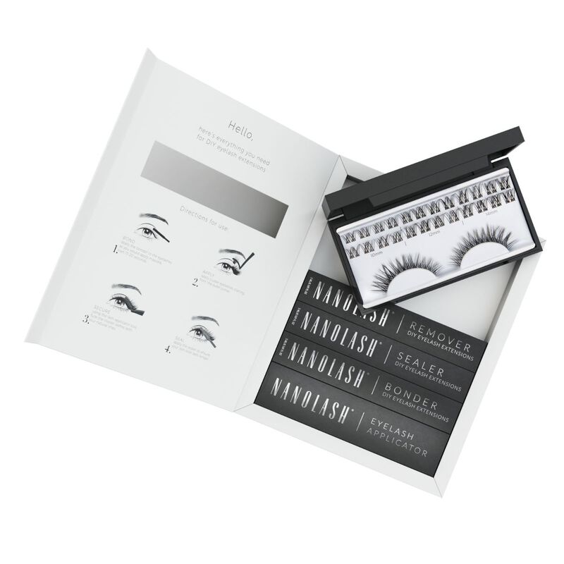 nanolash diy eyelash extensions starter kit charm