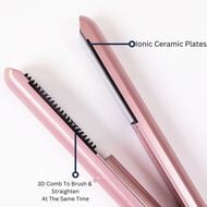 faces cordless comb hair straightener