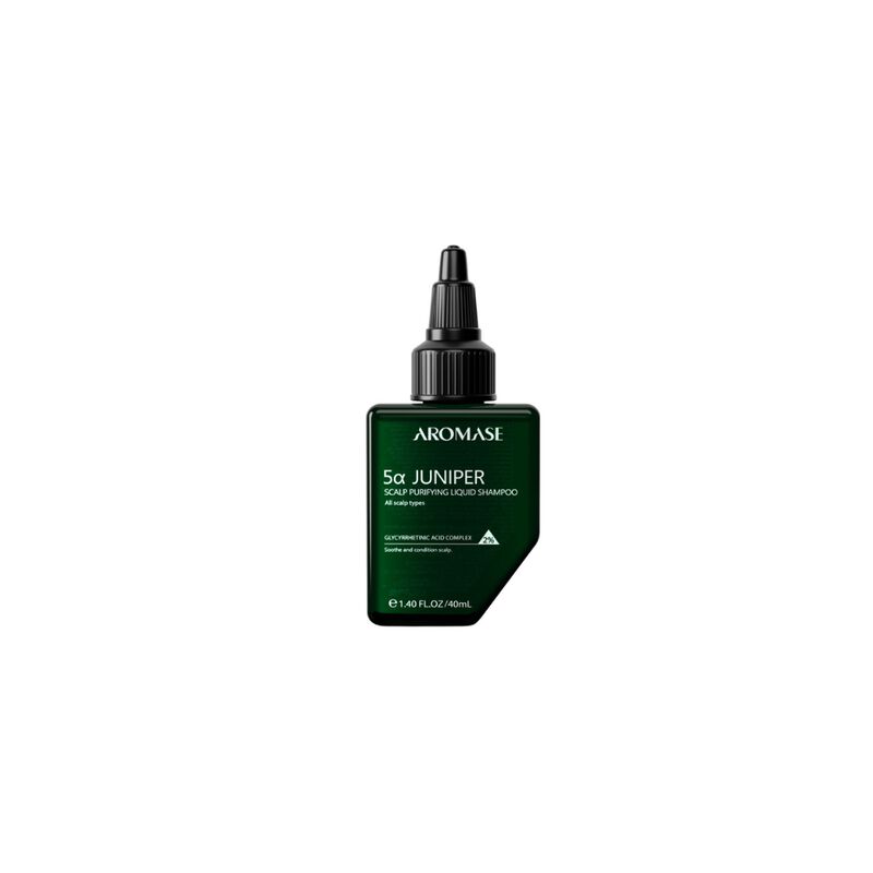 aromase 5α juniper scalp purifying liquid shampoo