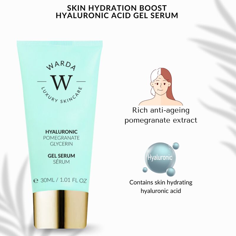 إرث سكين لندن skin hydration boost hyaluronic acid gel serum 30ml